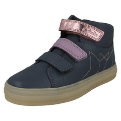 Childrens Clarks Star Detailed Light Up Ankle Boots Flare Show