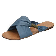 Ladies Spot On Slip On Sandals