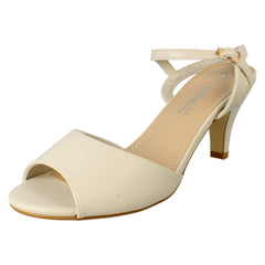 Ladies Anne Michelle Mid Heel Sandals F10906