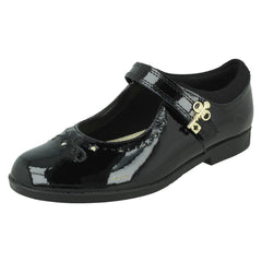 Girls Clarks Key Detail School Shoes Lock Magic