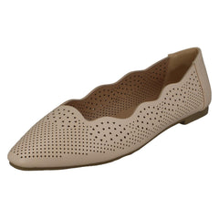 Ladies Slip On Ballerina Flat Shoes F80459