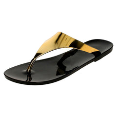 Ladies Spot On Jelly Toepost Sandals