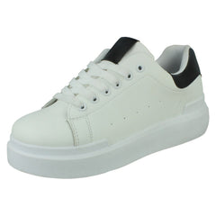 Ladies Spot On Wide Fit Trainers F7203