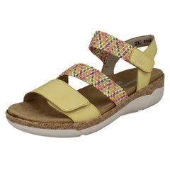 Ladies Remonte Strappy Elastiated Sandals R6861
