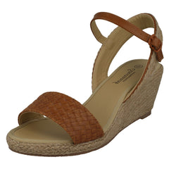 Ladies Savannah Rope Wedge Sandals