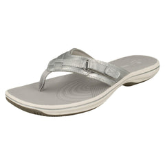 Ladies Clarks Toe Post Sandals Brinkley Sea