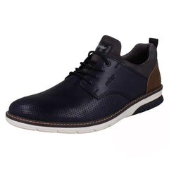 Mens Rieker Smart Casual Leather Lace Up Shoes 14450