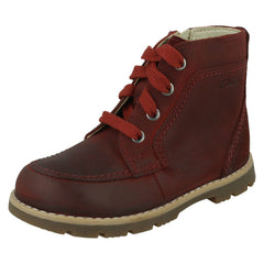 Boys Clarks Ankle Boots Heath Dash T