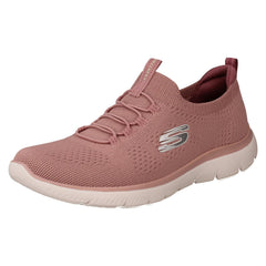 Ladies Skechers Vegan Slip On Memory Foam Trainers Top Player 150116
