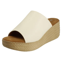 Ladies Savannah Platform Sliders F00478