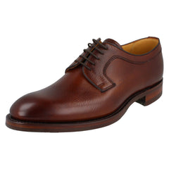 Mens Barker Cherry Grain Leather Classic Derby Shoe - Skye