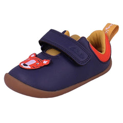 Boys Clarks Frugi Tiger Design Casual Shoes Roamer Safari