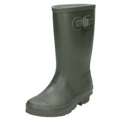Childrens Spot On Buckle Detail Wellington Boots