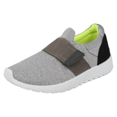 Girls Reflex Elastic Band Slip On Trainers X3015