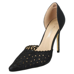 Ladies Anne Michelle Stiletto Heel Court Shoes F90050