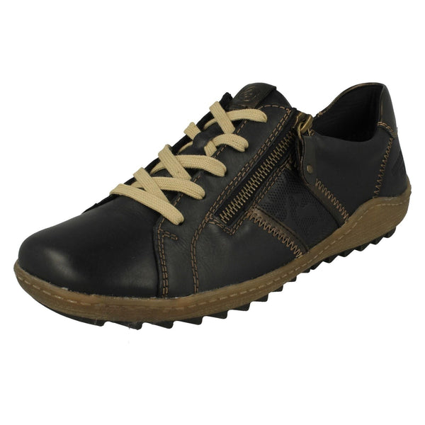 Ladies Remonte Zip Detailed Shoes R1426