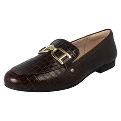 Ladies Clarks Leather Loafers Tamna Trim