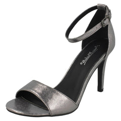 Ladies Anne Michelle High Heel Metallic Sandals