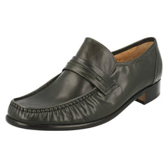 Mens Grenson Leather Moccasin Shoes - Clapham