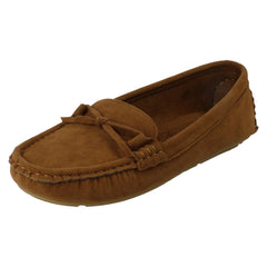 Ladies Spot On Lightweight Moccasins F3127