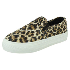 Ladies Spot On Casual Shoes F80542