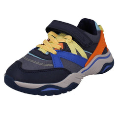 Kids Clarks Casual Colourblock Trainers Feather Pace