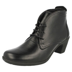 Ladies Easy B Wide Ankle Boots Jo