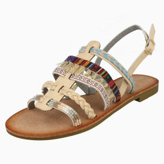 Ladies Savannah Braided Slingback Sandals