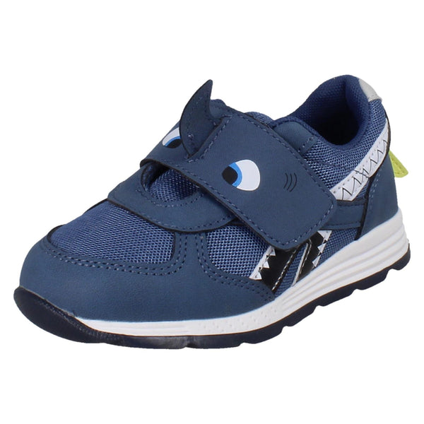 Boys Spot On Hook And Loop Trainers N1163