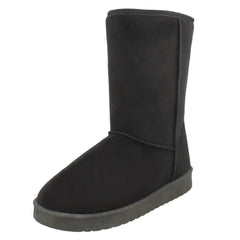 Ladies Spot On Mid Length Fleece Lined Boots F4406
