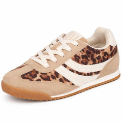 Ladies Elle Sport Retro Lace Up Mesh Trainers F7564