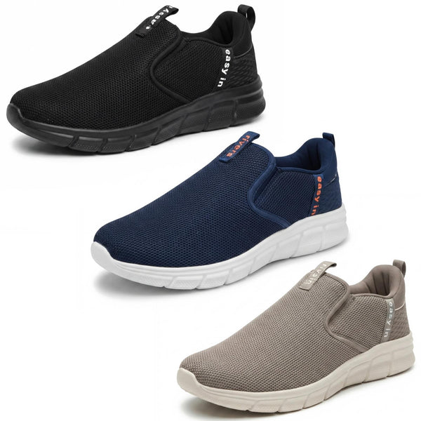 Mens Spot On Casual Slip On Trainers AA233
