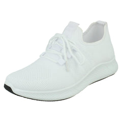 Ladies Spot On Casual Lace Up Trainers F7201