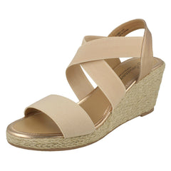 Ladies Savannah High Rope Wedge Sandals