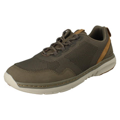 Mens Clarks Lace Up Casual Shoes ClarksPro Knit