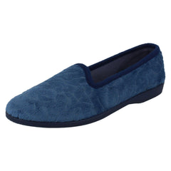 Ladies Spot On Flat Casual Slipper Shoes