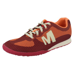 Ladies Merrell Lace Up Trainers Civet