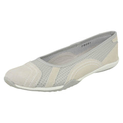 Ladies Down To Earth Flat Ballerina Shoes