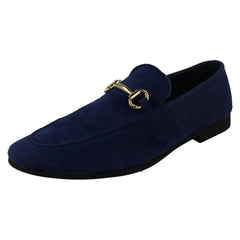 Mens Thomas Blunt Slip On Loafer Shoes With Metal Trim A1133