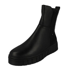 Ladies Rieker Platform Fleece Lined Ankle Boots W1062