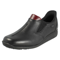 Ladies Rieker Tex Wide Fit Slip On Shoes 47253