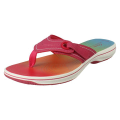 Ladies Clarks Flip Flop Sandals Brinkley Reyna