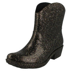 Ladies Spot On Cowgirl Ankle Wellington Boots