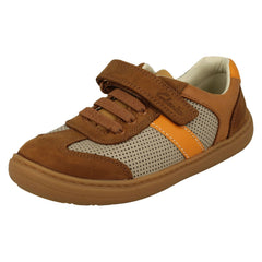 Boys Clarks Hook & Loop Shoes Flash Step K