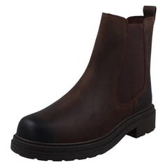 Ladies Clarks Chunky Sole Chelsea Boots Orinoco3 Top