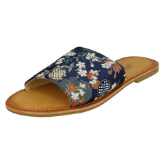 Ladies Savannah Patterned Mule Sandals
