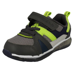 Boys Clarks Glo Move Trainers Spark Flash