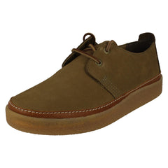 Mens Clarks Casual Crepe Sole Lace Up Shoes Clarkwood Low