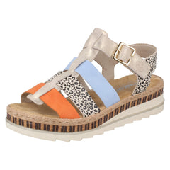 Ladies Rieker Strappy Sandals V7904