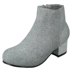 Girls Spot On Heeled Ankle Boots